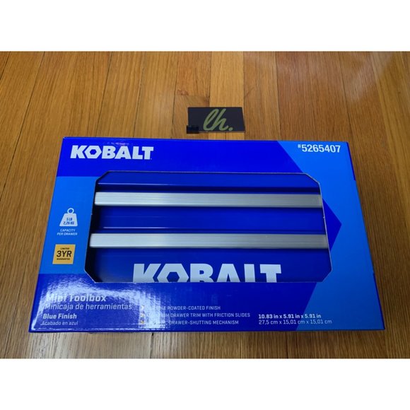 New 25th Anniversary Kobalt Mini Toolbox Blue Two Drawer - Picture 5 of 7